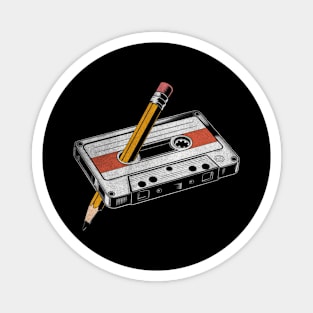 Cassette tape, vintage, 80s Magnet